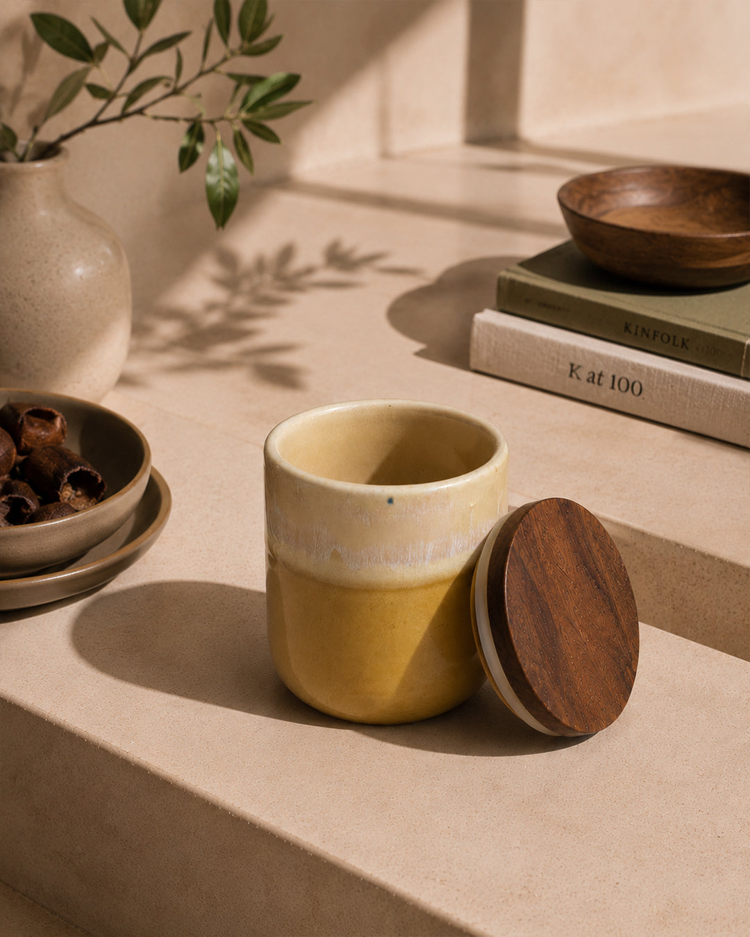 Sunbeam Ceramic Jar (Set of 2)