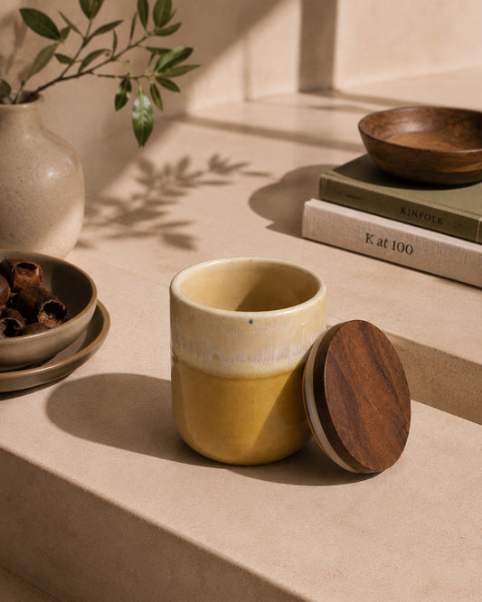 Sunbeam Ceramic Jar (Set of 2)