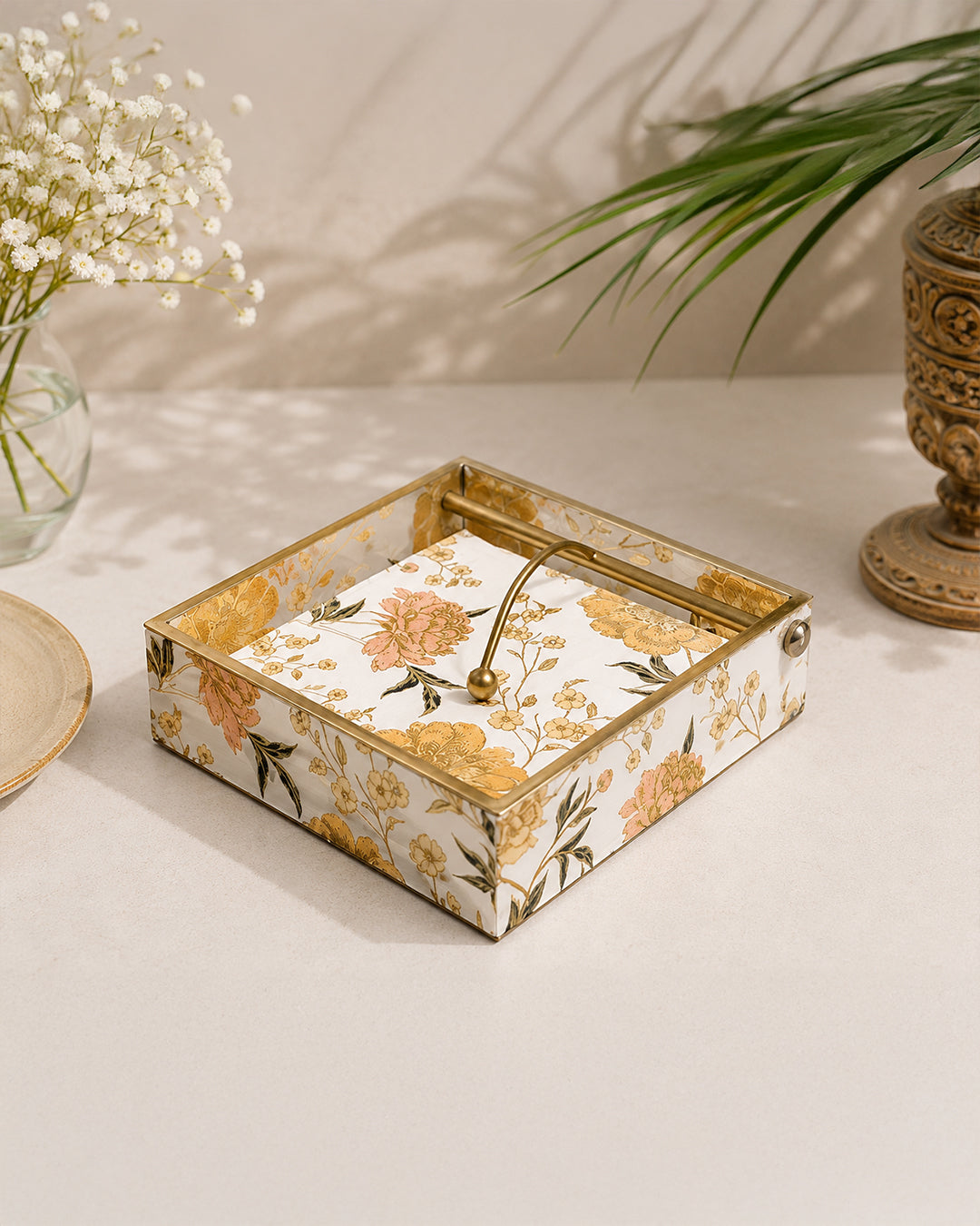 Vintage Bloom Napkin Holder