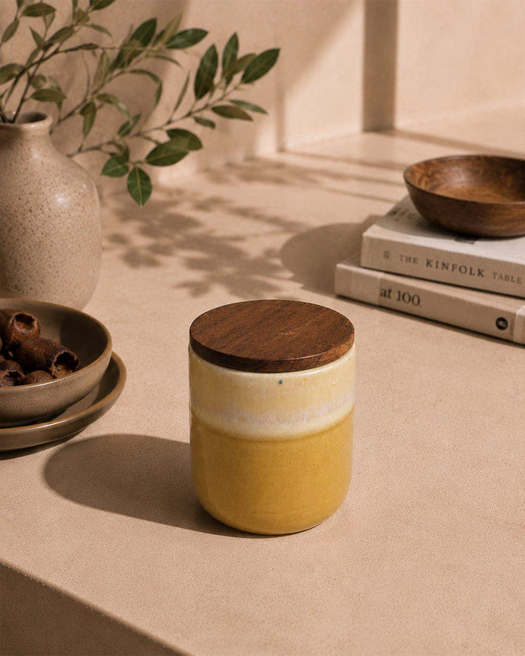 Sunbeam Ceramic Jar (Set of 2)