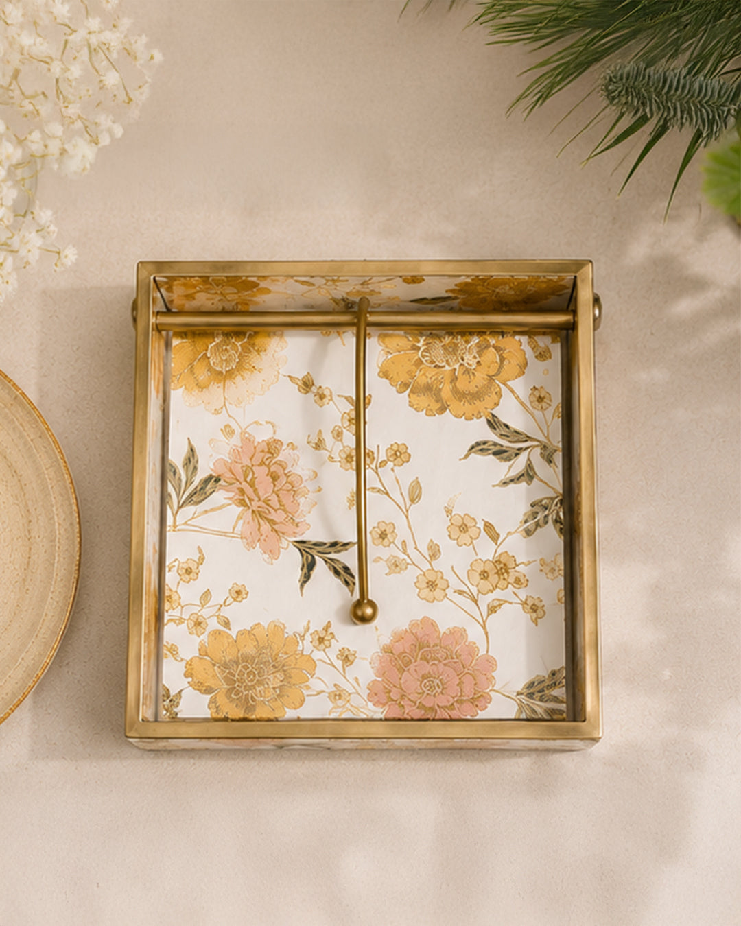 Vintage Bloom Napkin Holder