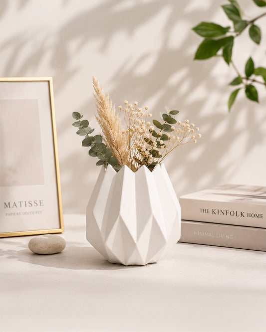 Geometric Tulip Vase