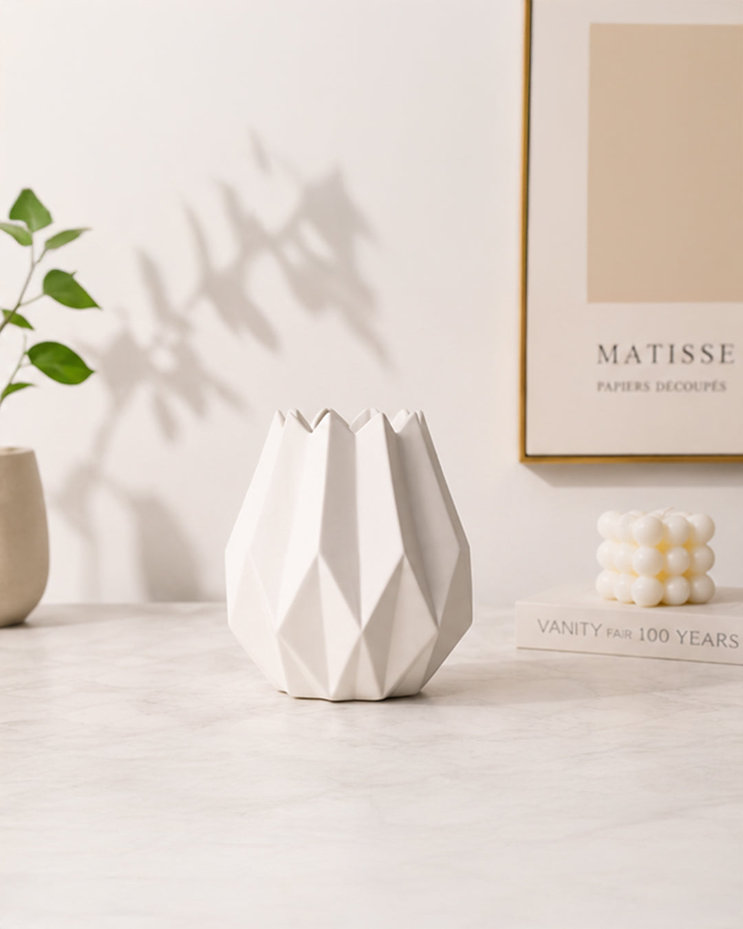 Geometric Tulip Vase