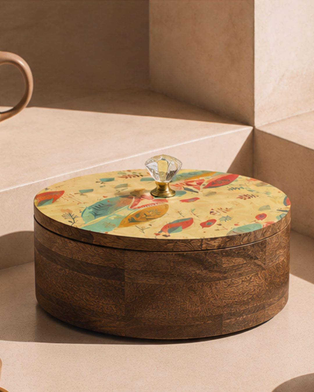 Feather Bloom Roti Server