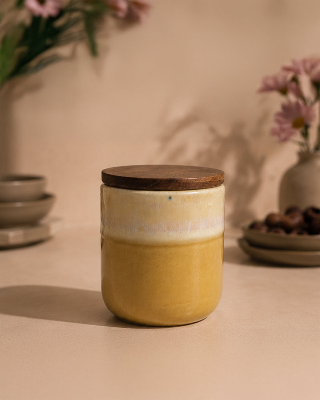 Sunbeam Ceramic Jar (Set of 2)