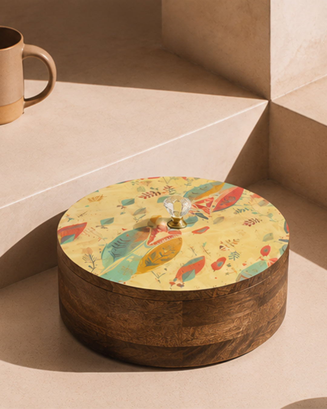 Feather Bloom Roti Server