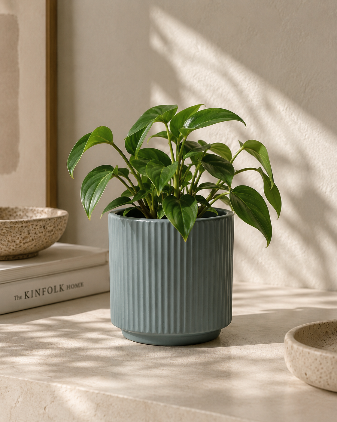Ribbed Sage Planter